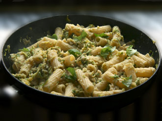 Pasta ricca alle zucchine